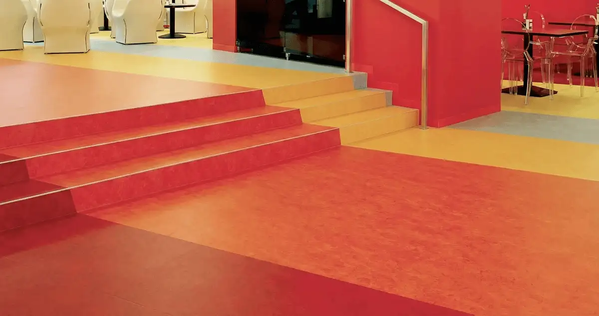 Snack bar with beautiful professionally installed linoleum flooring in Aurora, CO